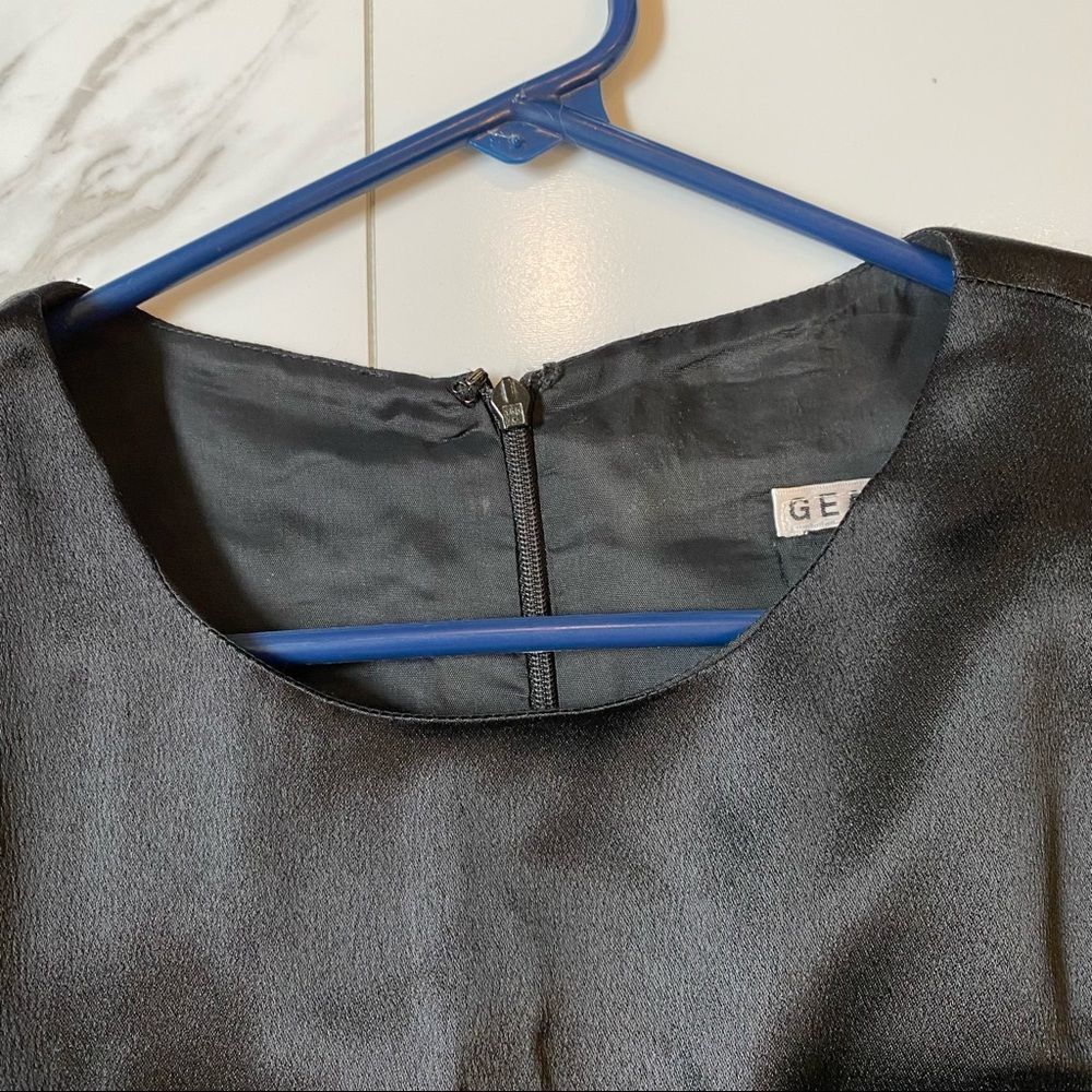 Vintage Geary roark black dress size 10 - Picture 2 of 9